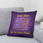 Jewelry Personalized Pillow - Purple - So when you're feeling low, just hold it really tight. You'll feel my love within it,  morning, noon, and night. - Classic Pillow GiftsByJeff Gifts By Jeff Pittsburgh PA