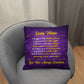 Jewelry Personalized Pillow - Purple - So when you're feeling low, just hold it really tight. You'll feel my love within it,  morning, noon, and night. - Classic Pillow GiftsByJeff Gifts By Jeff Pittsburgh PA