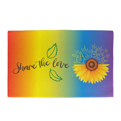 Jewelry Share The Love PRIDE ASL - Door Mat GiftsByJeff Gifts By Jeff Pittsburgh PA