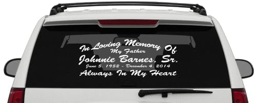 Car Decals Signature Memorial Decals GiftsByJeff Gifts By Jeff Pittsburgh PA