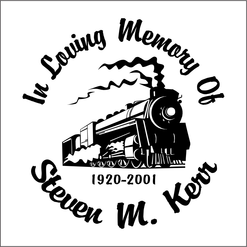 Car Decals Steam Engine Locomotive Train - Celebration Of Life Decal GiftsByJeff Gifts By Jeff Pittsburgh PA