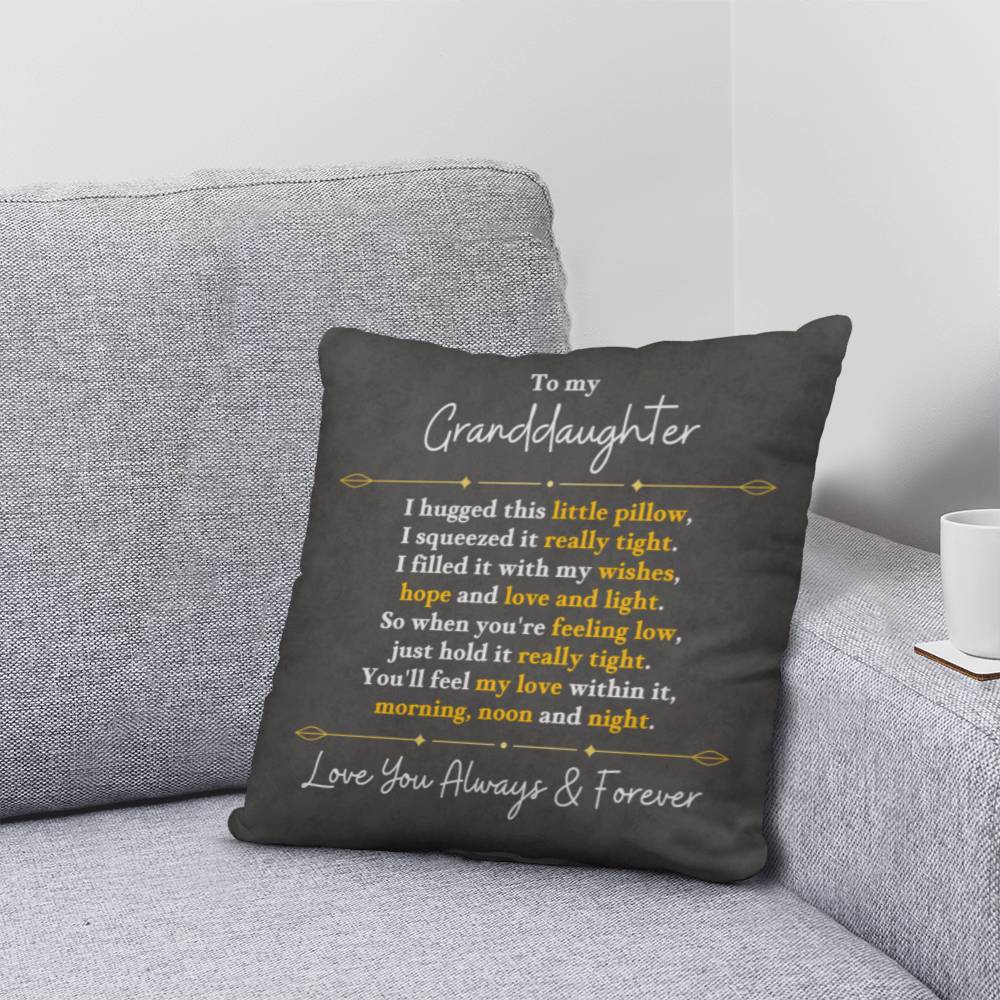 Jewelry The Perfect Pillow For Your Granddaughter - You'll Feel My Love Within It, Morning Noon And Night. GiftsByJeff Gifts By Jeff Pittsburgh PA