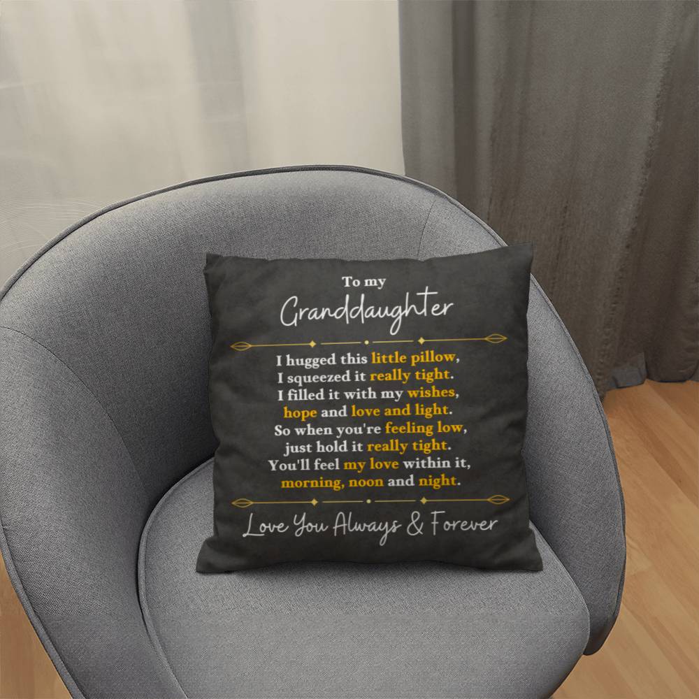 Jewelry The Perfect Pillow For Your Granddaughter - You'll Feel My Love Within It, Morning Noon And Night. GiftsByJeff Gifts By Jeff Pittsburgh PA