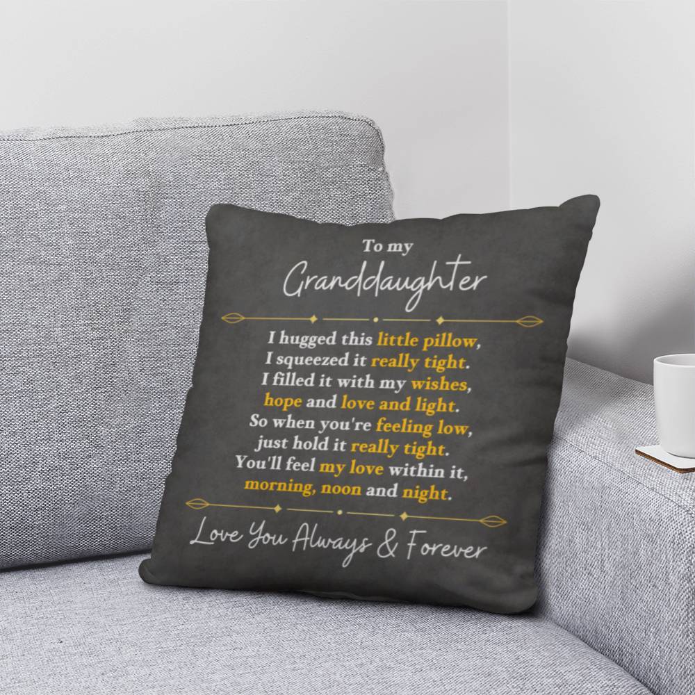 Jewelry The Perfect Pillow For Your Granddaughter - You'll Feel My Love Within It, Morning Noon And Night. GiftsByJeff Gifts By Jeff Pittsburgh PA