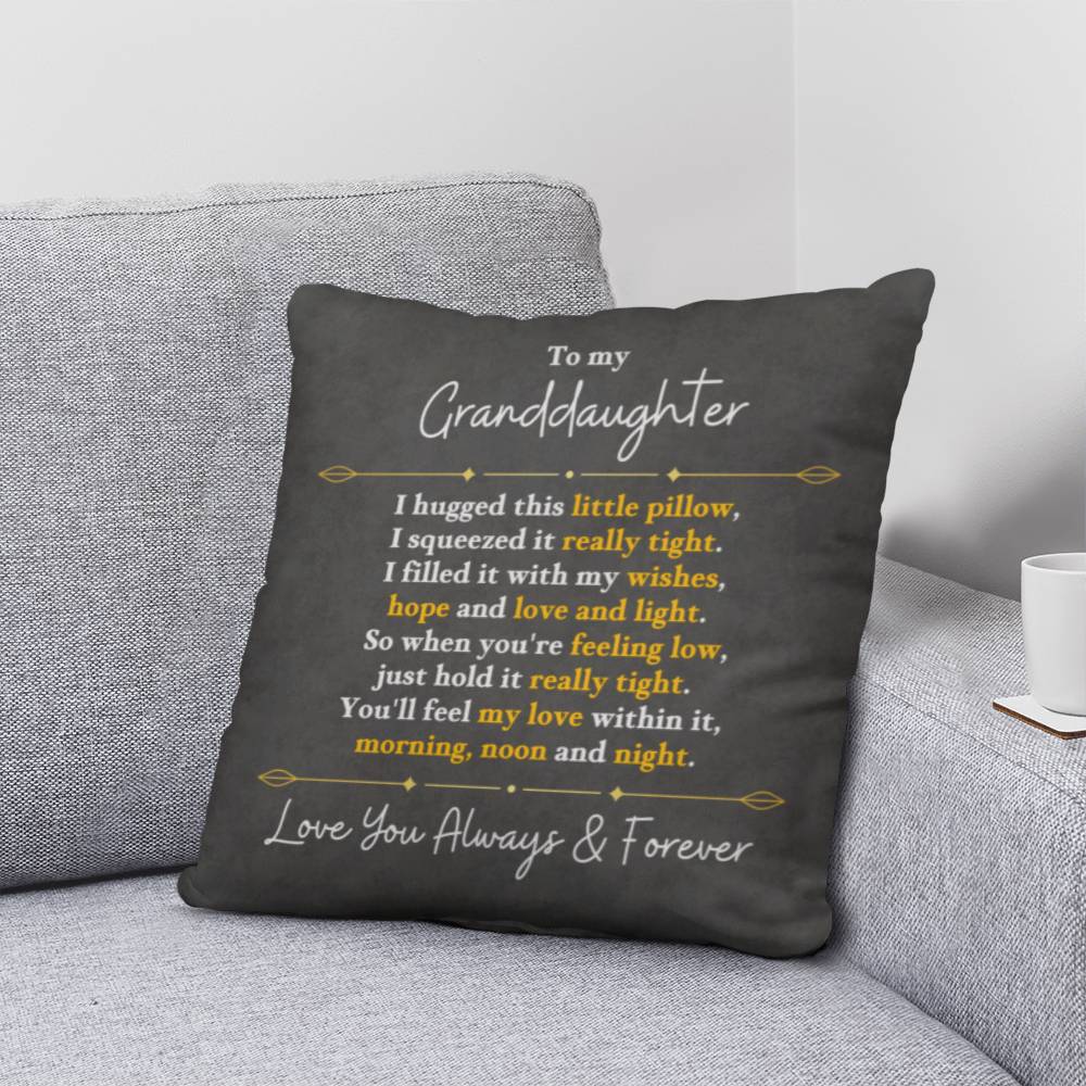 Jewelry The Perfect Pillow For Your Granddaughter - You'll Feel My Love Within It, Morning Noon And Night. GiftsByJeff Gifts By Jeff Pittsburgh PA