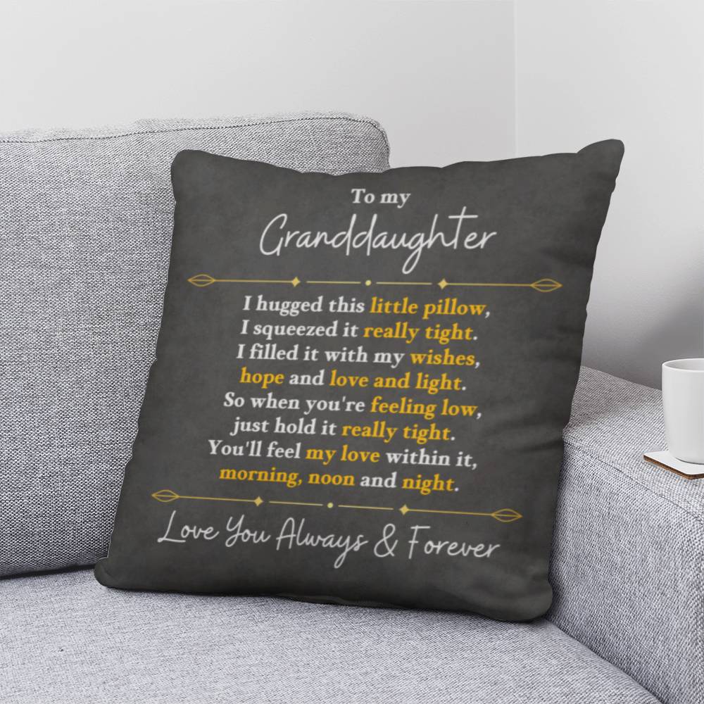 Jewelry The Perfect Pillow For Your Granddaughter - You'll Feel My Love Within It, Morning Noon And Night. GiftsByJeff Gifts By Jeff Pittsburgh PA