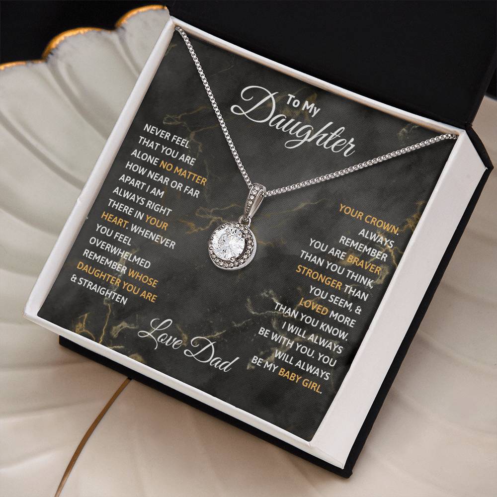 Jewelry To My Daughter -WHENEVER You Feel OVERWHELMED Remember WHOSE Daughter YOU ARE - Love Dad GiftsByJeff Gifts By Jeff Pittsburgh PA