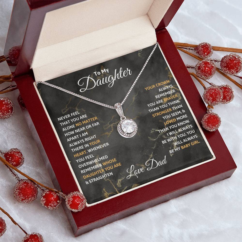 Jewelry To My Daughter -WHENEVER You Feel OVERWHELMED Remember WHOSE Daughter YOU ARE - Love Dad GiftsByJeff Gifts By Jeff Pittsburgh PA