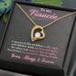 Jewelry To My Fiancée - I squeezed this necklace really tight, You'll feel my presence, shining bright. -  Forever Love Necklace GiftsByJeff Gifts By Jeff Pittsburgh PA