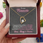 Jewelry To My Fiancée - I squeezed this necklace really tight, You'll feel my presence, shining bright. -  Forever Love Necklace GiftsByJeff Gifts By Jeff Pittsburgh PA