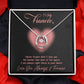 Jewelry To My Fiancée, No Matter How Near Or Far Apart, I Am Always Right There In Your Heart - Dazzling Pure Luck Necklace GiftsByJeff Gifts By Jeff Pittsburgh PA