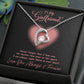 Jewelry To My Girlfriend, I Am Always Right There In Your Heart - Dazzling Forever Love Necklace GiftsByJeff Gifts By Jeff Pittsburgh PA