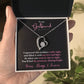 Jewelry To My Girlfriend - ISo when you wear it, day or night, You'll feel my presence, shining bright. - Forever Love Necklace GiftsByJeff Gifts By Jeff Pittsburgh PA