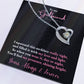 Jewelry To My Girlfriend - ISo when you wear it, day or night, You'll feel my presence, shining bright. - Forever Love Necklace GiftsByJeff Gifts By Jeff Pittsburgh PA