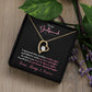 Jewelry To My Girlfriend - ISo when you wear it, day or night, You'll feel my presence, shining bright. - Forever Love Necklace GiftsByJeff Gifts By Jeff Pittsburgh PA