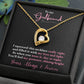 Jewelry To My Girlfriend - ISo when you wear it, day or night, You'll feel my presence, shining bright. - Forever Love Necklace GiftsByJeff Gifts By Jeff Pittsburgh PA