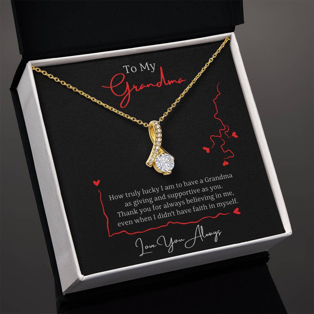 Jewelry To My Grandma, How truly lucky I am to have a Grandma as giving and supportive as you. - Love You Always GiftsByJeff Gifts By Jeff Pittsburgh PA