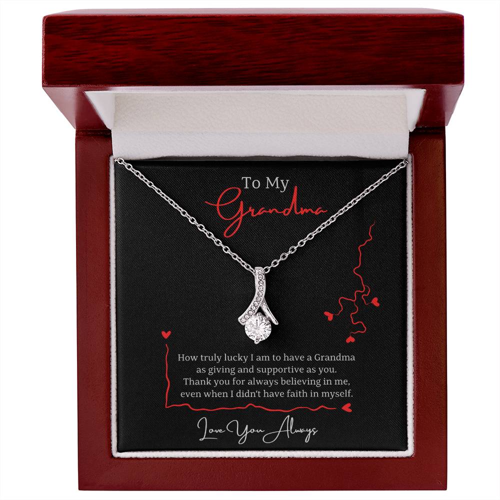 Jewelry To My Grandma, How truly lucky I am to have a Grandma as giving and supportive as you. - Love You Always GiftsByJeff Gifts By Jeff Pittsburgh PA