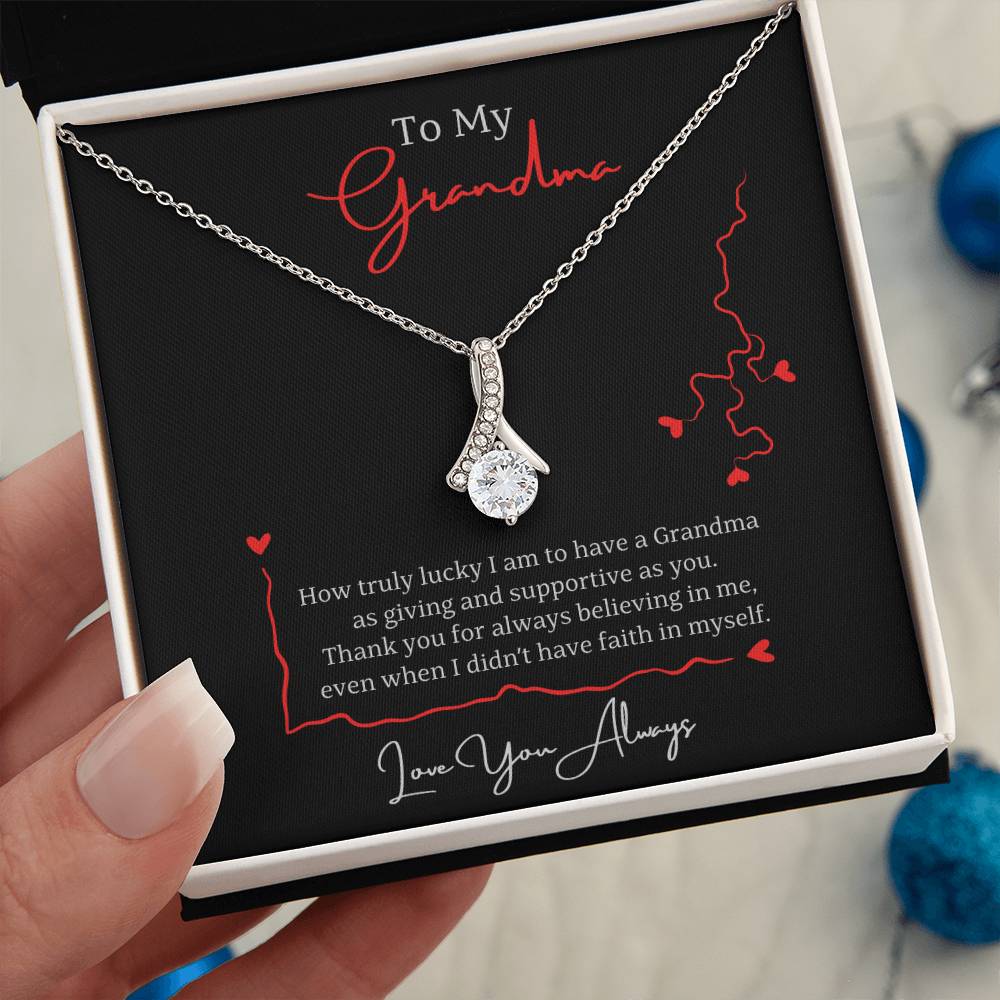 Jewelry To My Grandma, How truly lucky I am to have a Grandma as giving and supportive as you. - Love You Always GiftsByJeff Gifts By Jeff Pittsburgh PA