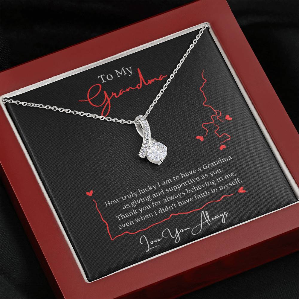 Jewelry To My Grandma, How truly lucky I am to have a Grandma as giving and supportive as you. - Love You Always GiftsByJeff Gifts By Jeff Pittsburgh PA