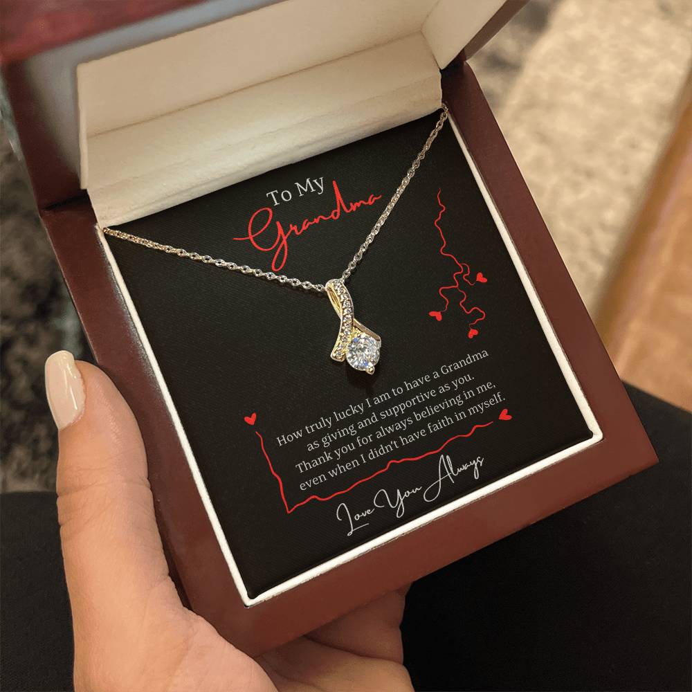 Jewelry To My Grandma, How truly lucky I am to have a Grandma as giving and supportive as you. - Love You Always GiftsByJeff Gifts By Jeff Pittsburgh PA