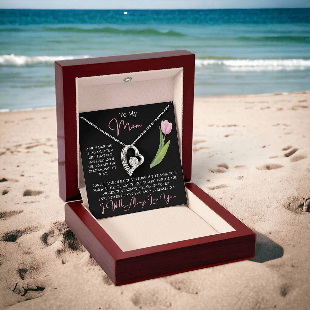 Jewelry To My Mom, For all the words that sometimes go unspoken I need to say I love you, mom...I really do! - dazzling Forever Love Necklace GiftsByJeff Gifts By Jeff Pittsburgh PA