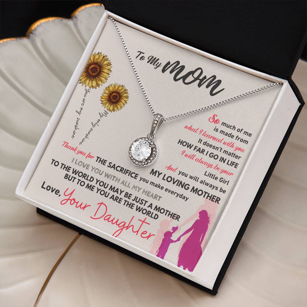 Jewelry To My Mom, I Will Always Be Your Little Girl - Dazzling Eternal Hope Necklace GiftsByJeff Gifts By Jeff Pittsburgh PA