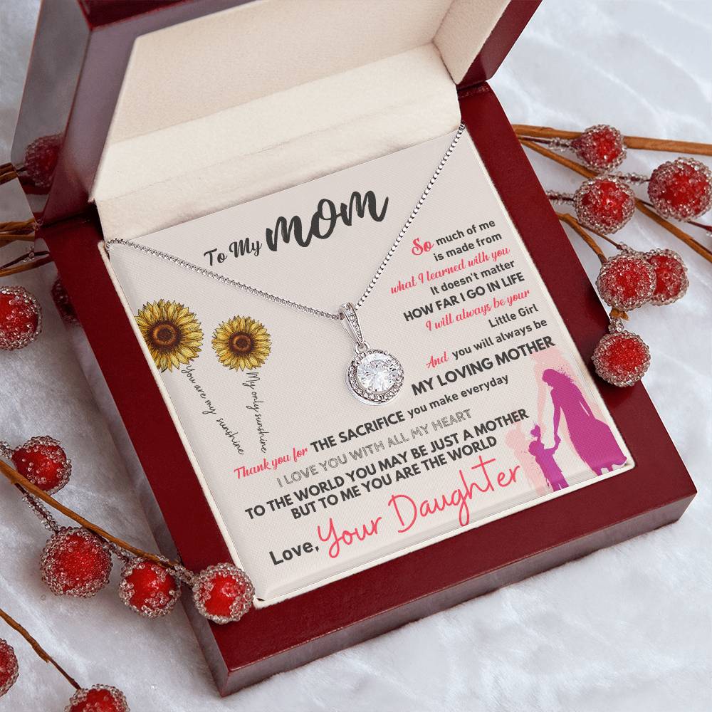 Jewelry To My Mom, I Will Always Be Your Little Girl - Dazzling Eternal Hope Necklace GiftsByJeff Gifts By Jeff Pittsburgh PA