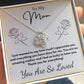 Jewelry To My Mom - You are an amazing mother and I feel so lucky to have you. - Love Knot Necklace with Personalized Signature Line GiftsByJeff Gifts By Jeff Pittsburgh PA