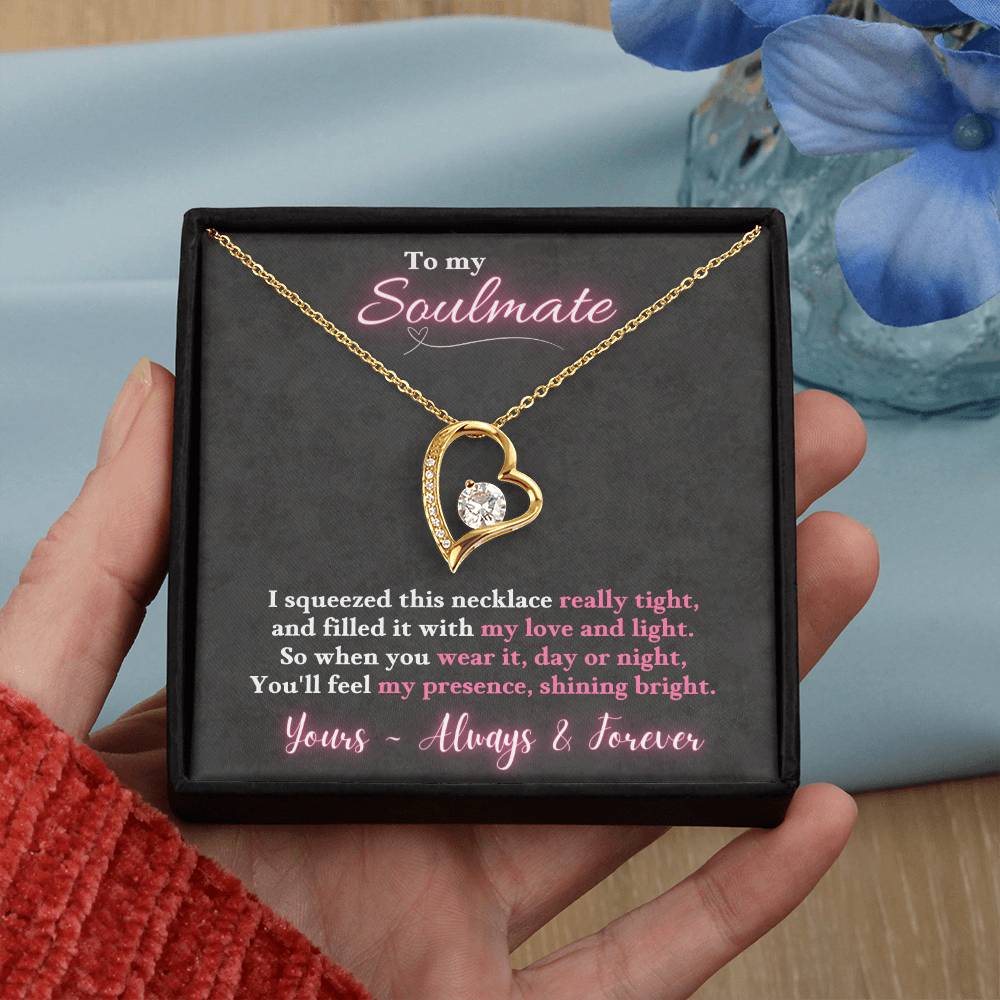 Jewelry To My Soulmate  - So when you wear it, day or night, You'll feel my presence, shining bright. ~ Forever Love Necklace GiftsByJeff Gifts By Jeff Pittsburgh PA