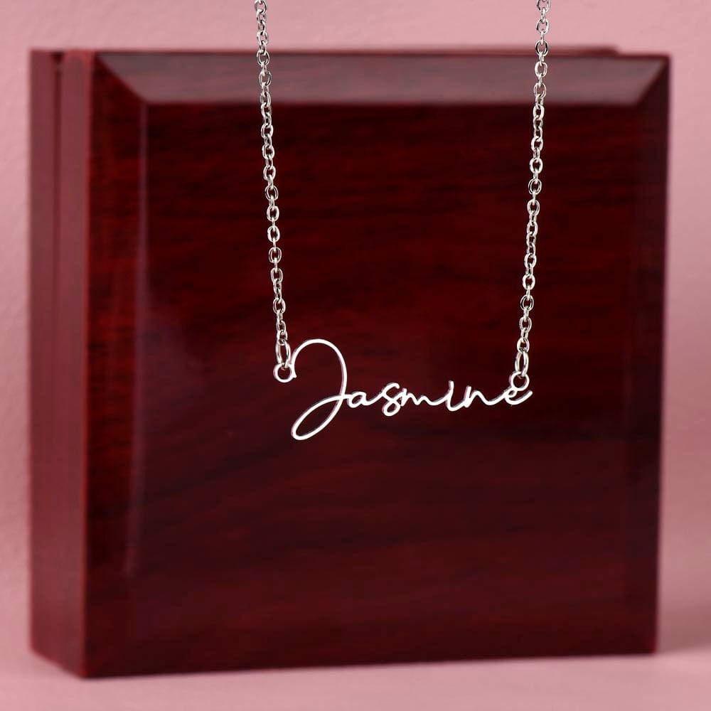 Jewelry To My Stepdaughter ~ If ever I'm not by your side, Just hold it close, my love will guide. - Signature Style Name Necklace! GiftsByJeff Gifts By Jeff Pittsburgh PA