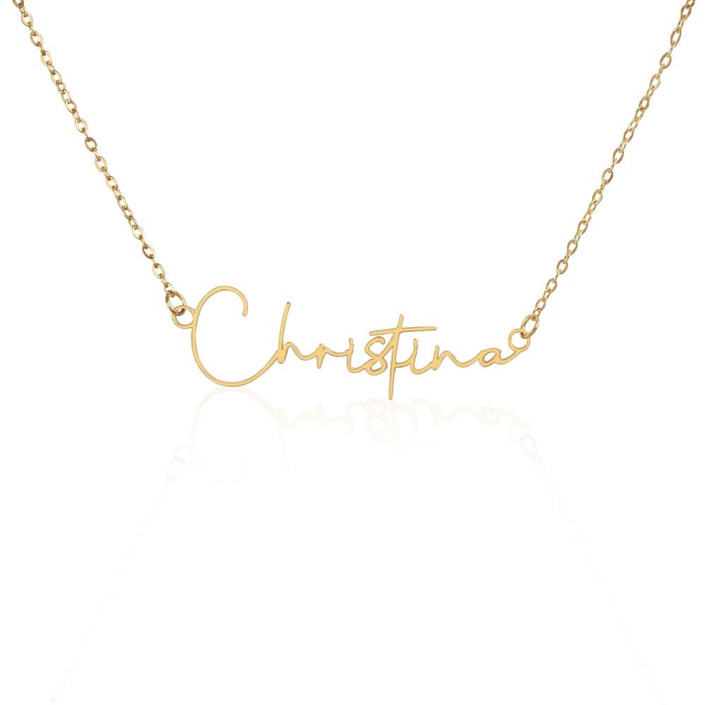 Jewelry To My Stepdaughter ~ If ever I'm not by your side, Just hold it close, my love will guide. - Signature Style Name Necklace! GiftsByJeff Gifts By Jeff Pittsburgh PA