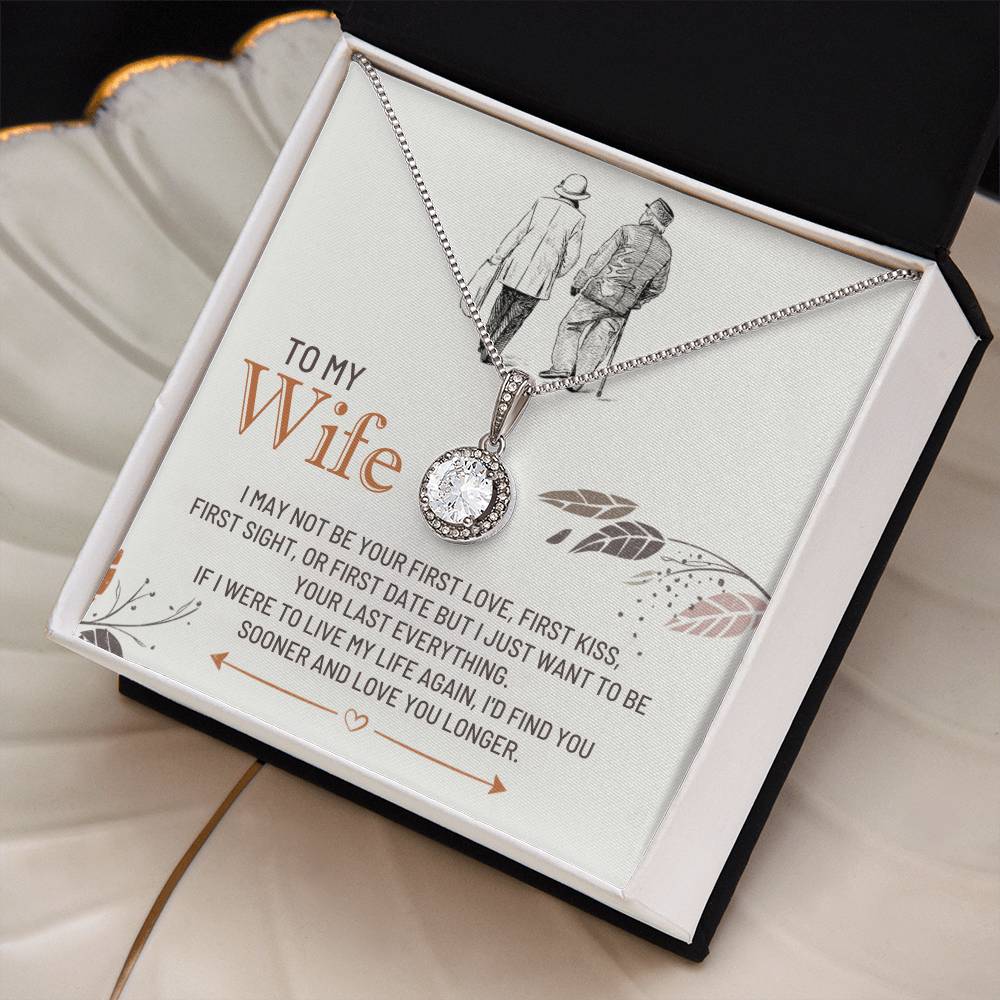 Jewelry To My Wife, I'd Find You Sooner, And Love You Longer - Dazzling Eternal Hope Necklace GiftsByJeff Gifts By Jeff Pittsburgh PA