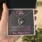 Jewelry To My Wife - So when you wear it, day or night, You'll feel my presence, shining bright. - Forever Love Necklace GiftsByJeff Gifts By Jeff Pittsburgh PA