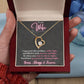 Jewelry To My Wife - So when you wear it, day or night, You'll feel my presence, shining bright. - Forever Love Necklace GiftsByJeff Gifts By Jeff Pittsburgh PA