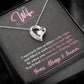 Jewelry To My Wife - So when you wear it, day or night, You'll feel my presence, shining bright. - Forever Love Necklace GiftsByJeff Gifts By Jeff Pittsburgh PA