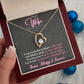 Jewelry To My Wife - So when you wear it, day or night, You'll feel my presence, shining bright. - Forever Love Necklace GiftsByJeff Gifts By Jeff Pittsburgh PA