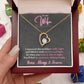 Jewelry To My Wife - So when you wear it, day or night, You'll feel my presence, shining bright. - Forever Love Necklace GiftsByJeff Gifts By Jeff Pittsburgh PA