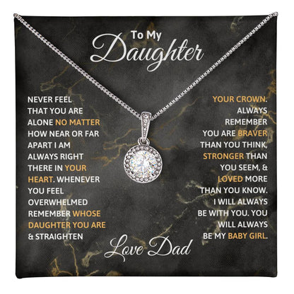 Jewelry Two Tone Box To My Daughter -WHENEVER You Feel OVERWHELMED Remember WHOSE Daughter YOU ARE - Love Dad GiftsByJeff Gifts By Jeff Pittsburgh PA