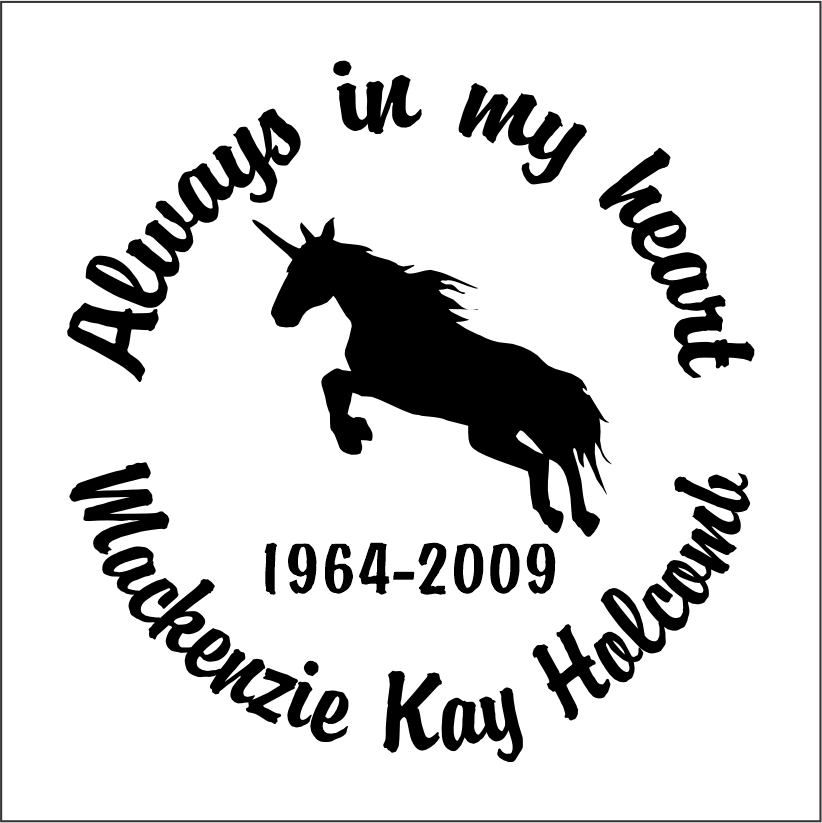 Car Decals Unicorn - Celebration Of Life Decal GiftsByJeff Gifts By Jeff Pittsburgh PA