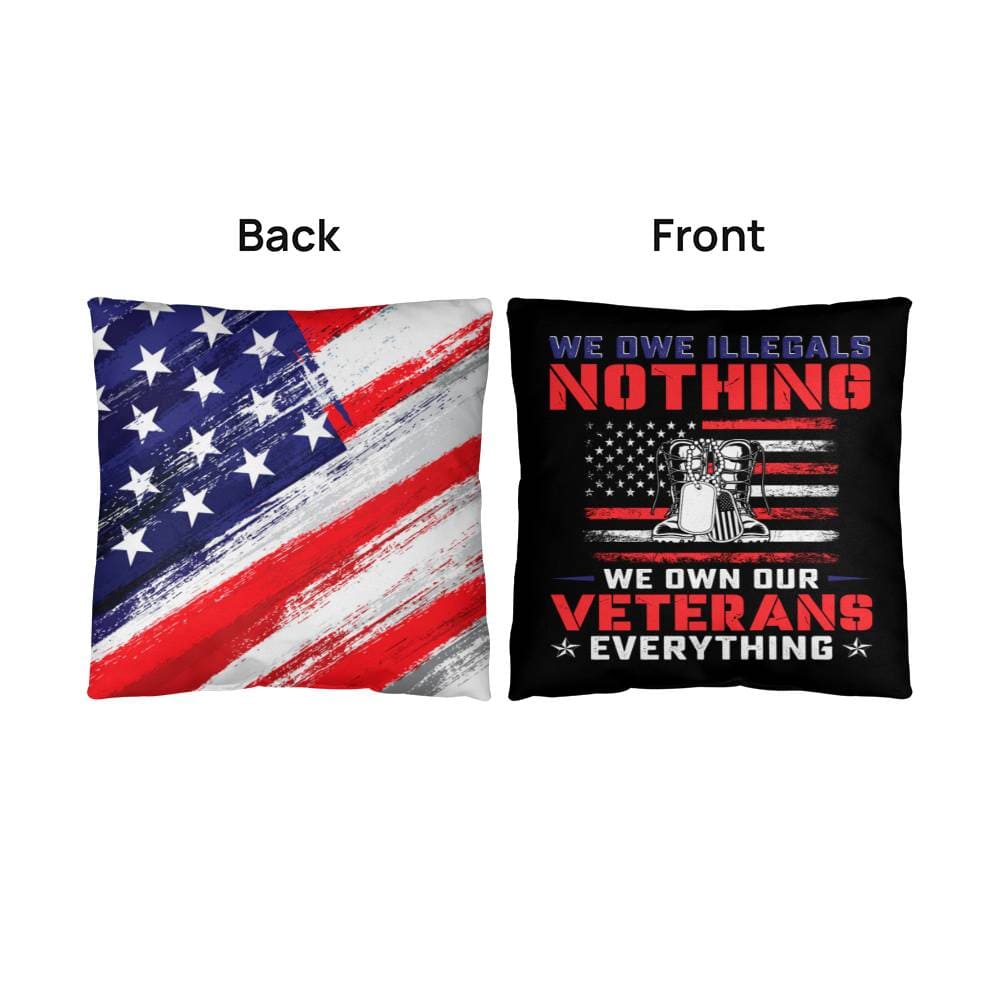 Jewelry We Owe Our Veterans Everything - Classic Patriotic Pillow GiftsByJeff Gifts By Jeff Pittsburgh PA