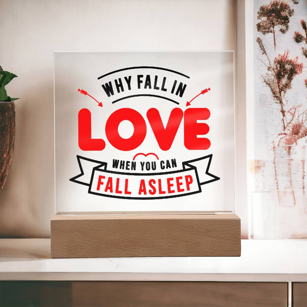 Jewelry Why Fall In Love ~ Acrylic Square Plaque GiftsByJeff Gifts By Jeff Pittsburgh PA