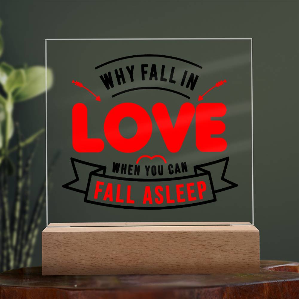 Jewelry Why Fall In Love ~ Acrylic Square Plaque GiftsByJeff Gifts By Jeff Pittsburgh PA