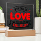 Jewelry Why Fall In Love ~ Acrylic Square Plaque GiftsByJeff Gifts By Jeff Pittsburgh PA