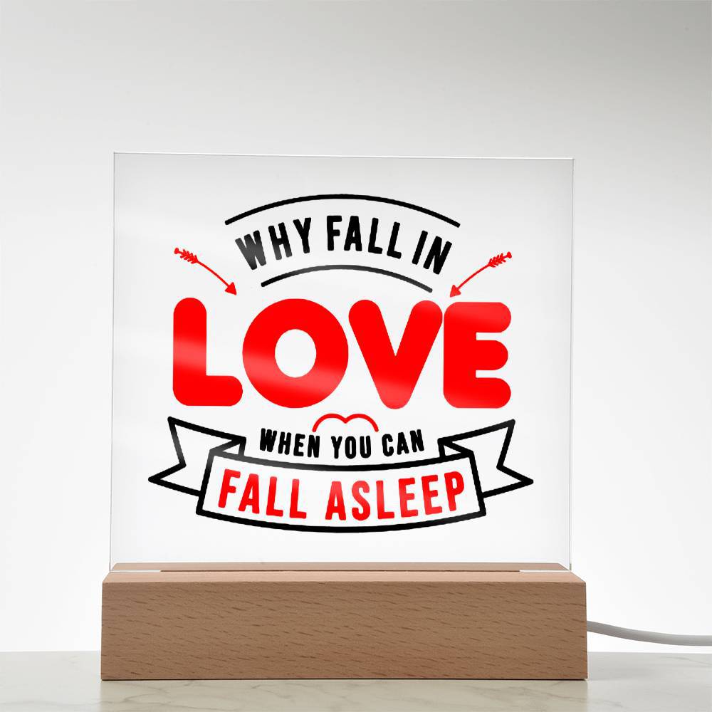 Jewelry Why Fall In Love ~ Acrylic Square Plaque GiftsByJeff Gifts By Jeff Pittsburgh PA