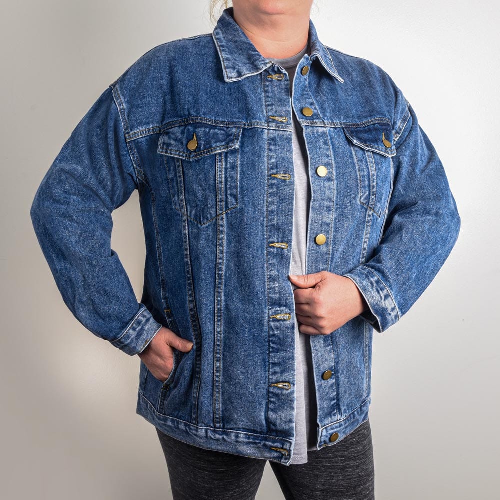 Jewelry X-Large Dog Mother, Wine Lover ~ Oversized Women's Denim Jacket GiftsByJeff Gifts By Jeff Pittsburgh PA